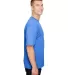 A4 Apparel N3381 Adult  Topflight Heather Performa ROYAL side view
