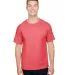 A4 Apparel N3381 Adult  Topflight Heather Performa SCARLET front view
