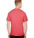 A4 Apparel N3381 Adult  Topflight Heather Performa SCARLET back view