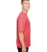A4 Apparel N3381 Adult  Topflight Heather Performa SCARLET side view