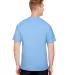 A4 Apparel N3381 Adult  Topflight Heather Performa LIGHT BLUE back view