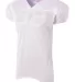 A4 Apparel N4242 Adult Nickleback Tricot Body w/ D WHITE front view