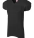 A4 Apparel N4242 Adult Nickleback Tricot Body w/ D BLACK front view