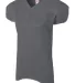A4 Apparel N4242 Adult Nickleback Tricot Body w/ D GRAPHITE front view