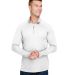 A4 Apparel N4268 Adult Daily Polyester 1/4 Zip WHITE