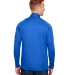 A4 Apparel N4268 Adult Daily Polyester 1/4 Zip ROYAL back view