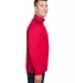 A4 Apparel N4268 Adult Daily Polyester 1/4 Zip SCARLET side view