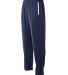 A4 Apparel N6199 Adult League Warm Up Pant NAVY/ WHITE front view