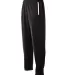 A4 Apparel N6199 Adult League Warm Up Pant BLACK/ WHITE front view