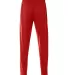 A4 Apparel N6199 Adult League Warm Up Pant SCARLET/ WHITE back view