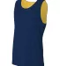 A4 Apparel NB2375 Youth Performance Jump Reversibl NAVY/ GOLD front view