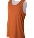A4 Apparel NB2375 Youth Performance Jump Reversibl ORANGE/ WHITE front view