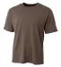 A4 Apparel NB3381 Youth Topflight Heather Performa CHARCOAL front view