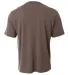 A4 Apparel NB3381 Youth Topflight Heather Performa CHARCOAL back view