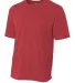 A4 Apparel NB3381 Youth Topflight Heather Performa SCARLET front view