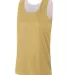 A4 Apparel NW2375 Ladies' Performance Jump Reversi VEGAS GOLD/ WHT front view