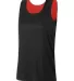 A4 Apparel NW2375 Ladies' Performance Jump Reversi BLACK/ RED front view