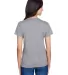 A4 Apparel NW3381 Ladies' Topflight Heather V-Neck ATHLETIC HEATHER back view