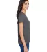 A4 Apparel NW3381 Ladies' Topflight Heather V-Neck CHARCOAL HEATHER side view