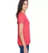 A4 Apparel NW3381 Ladies' Topflight Heather V-Neck SCARLET side view