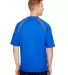A4 Apparel N3001 Men's Spartan Short Sleeve Color  ROYAL/ GRAPHITE back view