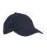 Big Accessories APBABX005 6-panel unstructured low in Navy front view