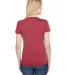 A4 Apparel NW3010 Ladies' Tonal Space-Dye T-Shirt RED back view