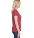 A4 Apparel NW3010 Ladies' Tonal Space-Dye T-Shirt RED side view
