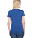 A4 Apparel NW3010 Ladies' Tonal Space-Dye T-Shirt ROYAL back view