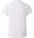 SubliVie 1210 Youth Polyester Sublimation Tee White back view