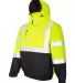 ML Kishigo JS121-122 Economy Bomber Jacket Lime side view