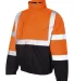 ML Kishigo JS121-122 Economy Bomber Jacket Orange side view