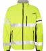 ML Kishigo JS137-138 Soft Shell Jacket Lime front view