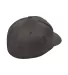 Yupoong Flexfit 6277 Wooly Combed Hat by Yupoong in Dark grey back view