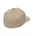 Yupoong Flexfit 6277 Wooly Combed Hat by Yupoong in Khaki back view