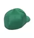 Yupoong Flexfit 6277 Wooly Combed Hat by Yupoong in Pepper green back view