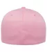 Yupoong Flexfit 6277 Wooly Combed Hat by Yupoong in Pink back view