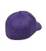 Yupoong Flexfit 6277 Wooly Combed Hat by Yupoong in Purple back view