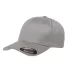 Yupoong Flexfit 6277 Wooly Combed Hat by Yupoong in Grey front view