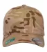 Yupoong Flexfit 6277 Wooly Combed Hat by Yupoong in Multicam arid front view