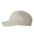 Yupoong Flexfit 6277 Wooly Combed Hat by Yupoong in Stone side view