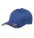 Yupoong Flexfit 6277 Wooly Combed Hat by Yupoong in Royal blue front view