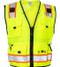ML Kishigo S5000-01 Professional Surveyors Vest in Lime