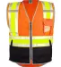 ML Kishigo 1543-1544 Ultimate Reflective Vest Orange front view