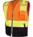ML Kishigo 1543-1544 Ultimate Reflective Vest Orange side view