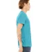 BELLA+CANVAS 3413 Unisex Howard Tri-blend T-shirt in Aqua triblend side view