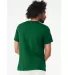BELLA+CANVAS 3413 Unisex Howard Tri-blend T-shirt in Solid kely trbln back view