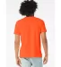 BELLA+CANVAS 3413 Unisex Howard Tri-blend T-shirt in Solid orng trbln back view