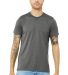 Bella Canvas 3413 Unisex Howard Tri-blend Wholesal in Grey triblend front view