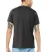 BELLA+CANVAS 3413 Unisex Howard Tri-blend T-shirt in Char blk triblnd back view